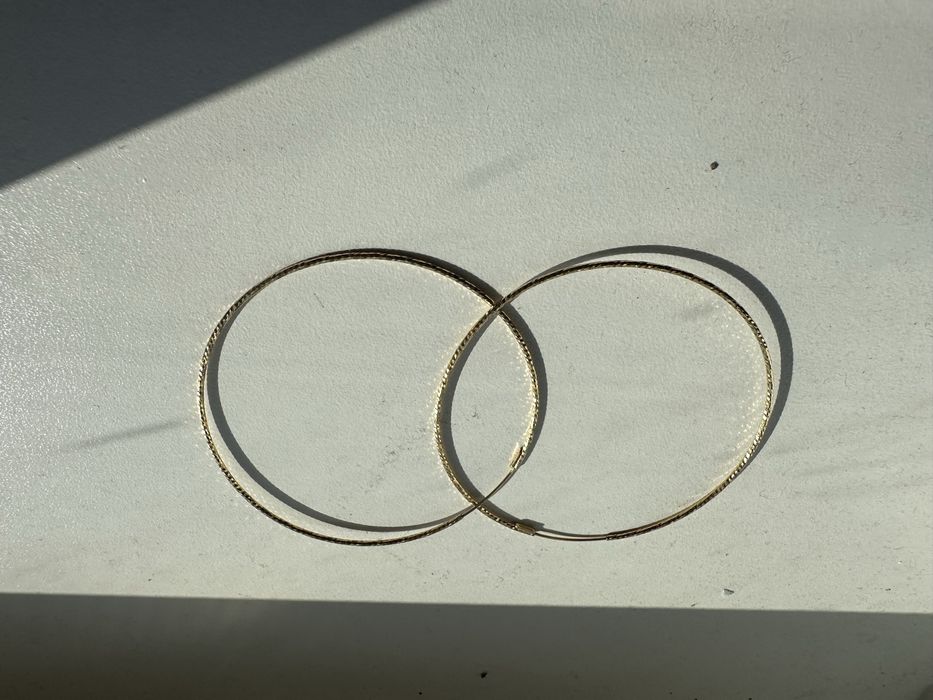 Cercei de aur 18 k