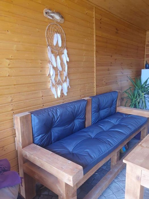 Saltele exterioare model butoni,saltele terasa