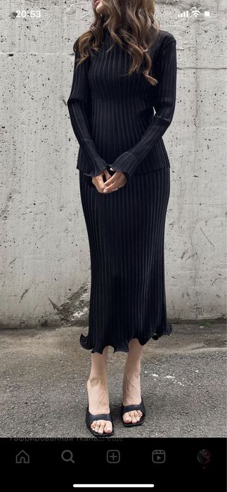 Двойка платье , корейский бренд