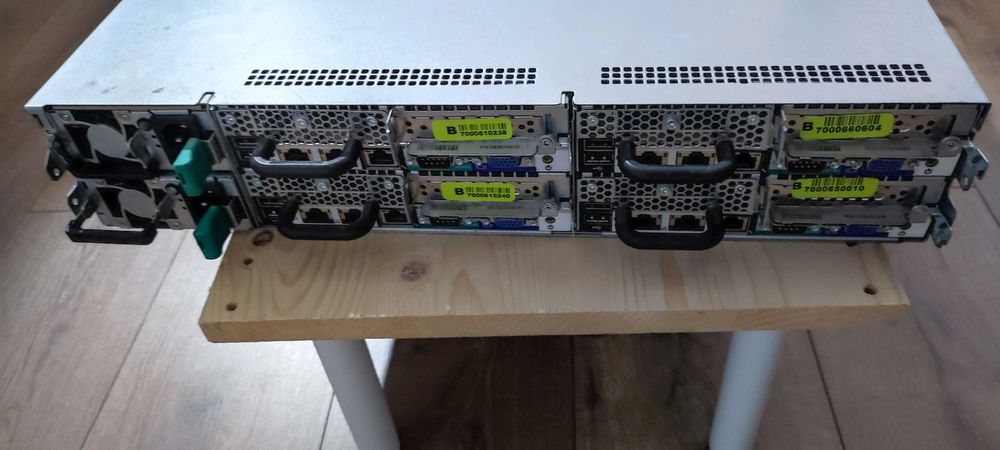 Server Dell PowerEdge C6100 (4 Noduri) - 8TB SAS, Șine Rack, 2x1100W