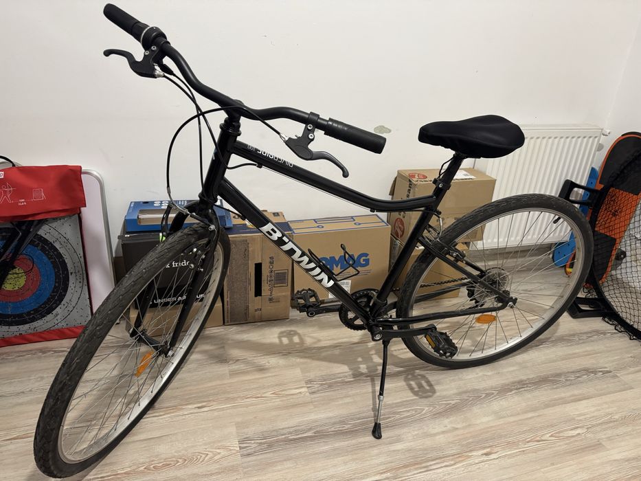 Bicicletă polivalentă Riverside 100 negru, marime M, roti 29