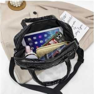 Сумка шоппер нейлон, плащевка черный