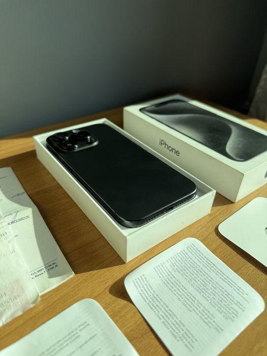 Като Нов iphone 15 pro Гаранция 100% Battery