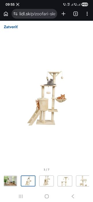 Ansamblu de joacă pentru pisici Zoofari.