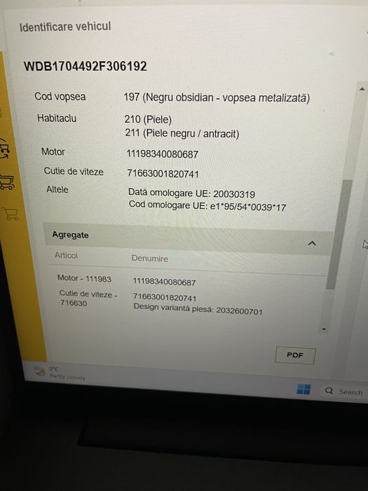 Motor Mercedes 2.3 kompressor 111.983 230 SLK CLK C class E class