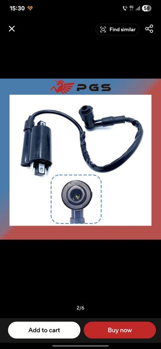 Bobina Inductie Atv LINHAI 400 300 275 260  si pompa benzina vacum