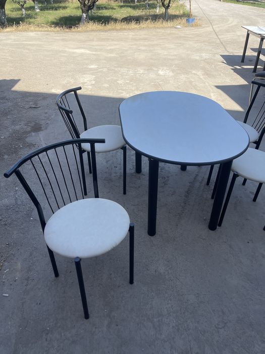 Кухонное стол и стулья Стол стулья Ошхонага стол стул Stol stul