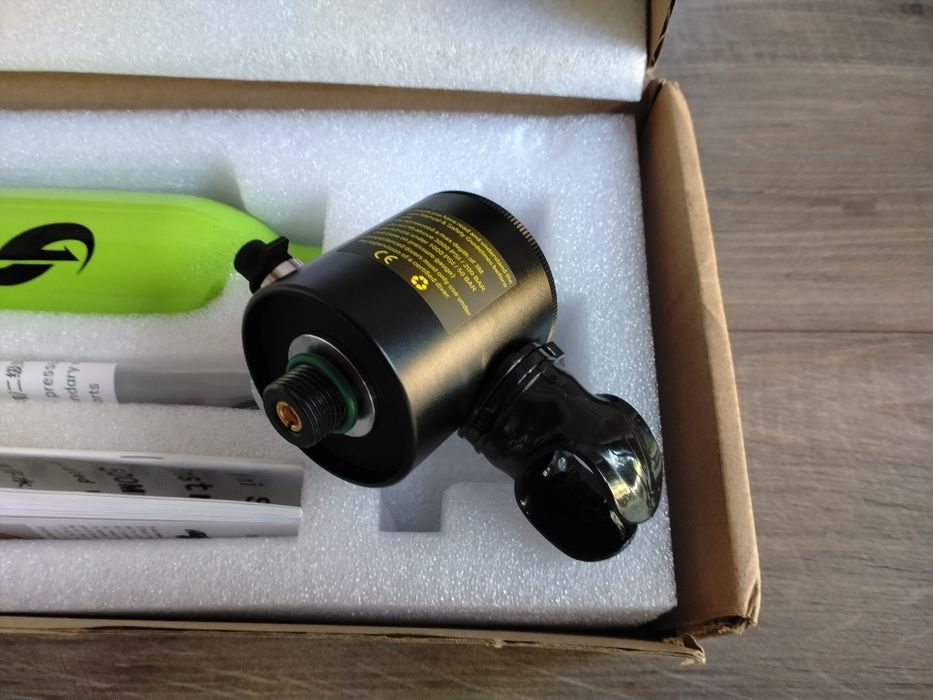 DCCMS Mini Scuba Tank 500 ml – бутилка за гмуркане 200 bar – НОВА
