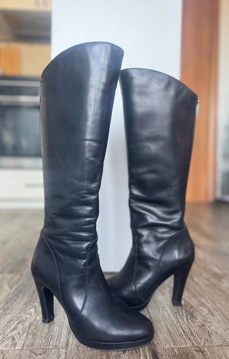 Ботуши DUO от естествена кожа 39 номер