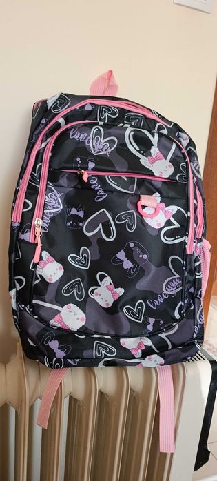 Раница за момиче с 3 отделения