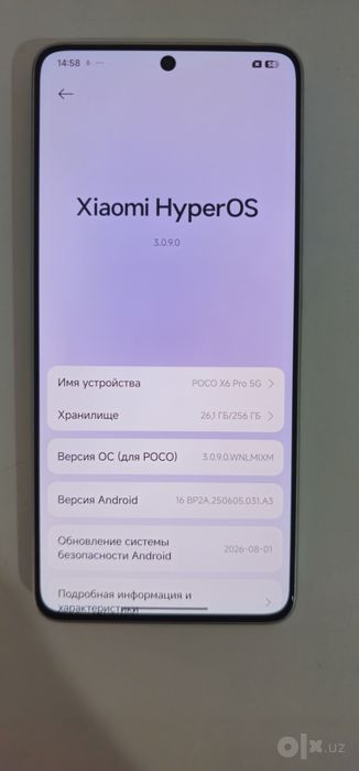 Poco x6 pro 12/256gb