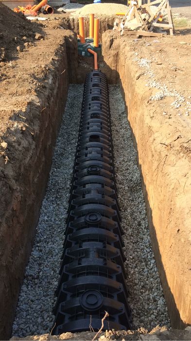 Fosa septica, ecologica cu drenaj GRAF pentru 2-4 LE, 6-8 locuitori.