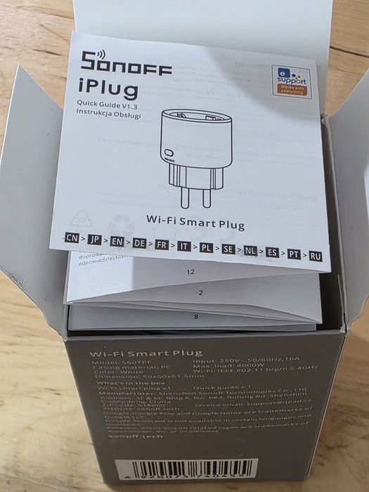 Priza smart cu monitorizare consum sonoff s60 s60tpf