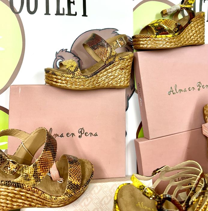 Дамски сандали Alma en Pena 38-39 НАМАЛЕНИ последни бройки