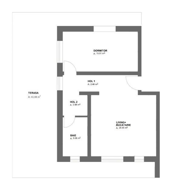 Apartament tip penthouse 2 camere | Terasa 41 mp | Mehala | Comision 0