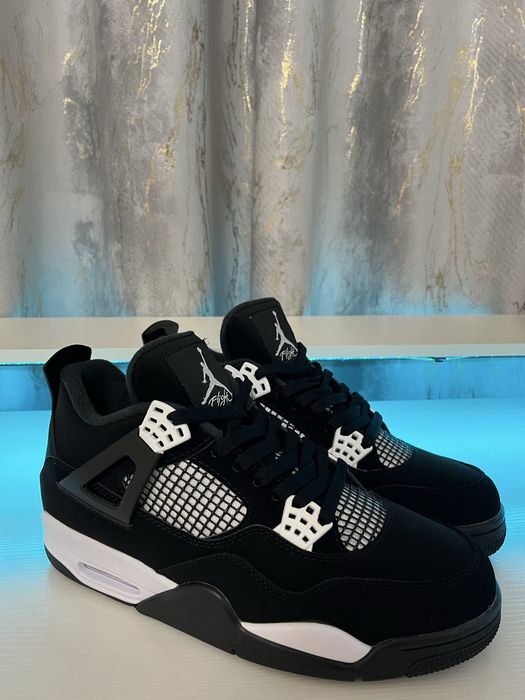 #LICHIDARE STOC# Nike Air Jordan 4 White Thunder-Verificare Colet