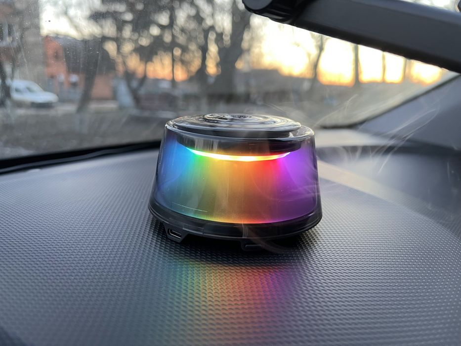 Автомобильный освежитель ароматизатор воздуха Volcano с LED подсветкой