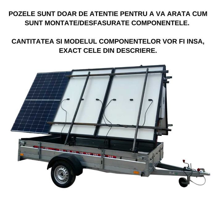 Generator solar, EASUN 5.5kw, GEL SOLAR 4 x 200 Ah, 11 x panou 460w