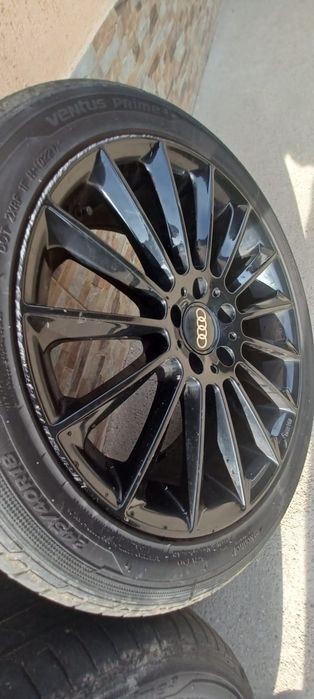 Jante + Cauciucuri/Set 4 jante Audi originale R18+ anvelope 245/40 R18