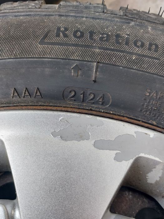Jante tablă cu anvelope iarnă noi