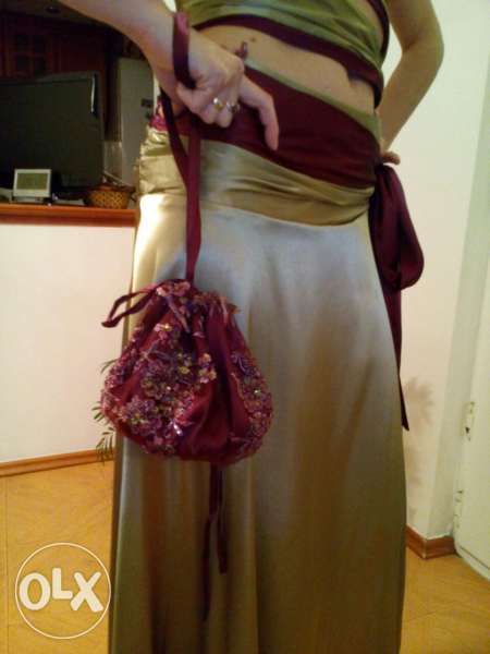 Бална рокля,чантичка и обувки