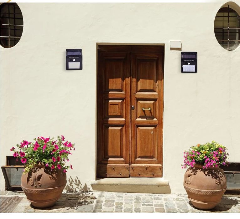 PIR датчик движения солнечный светильник 20 светодиодный яркий светиль