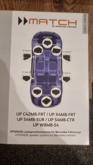 Авто говорител Match X4MB-FRT за мерцедес