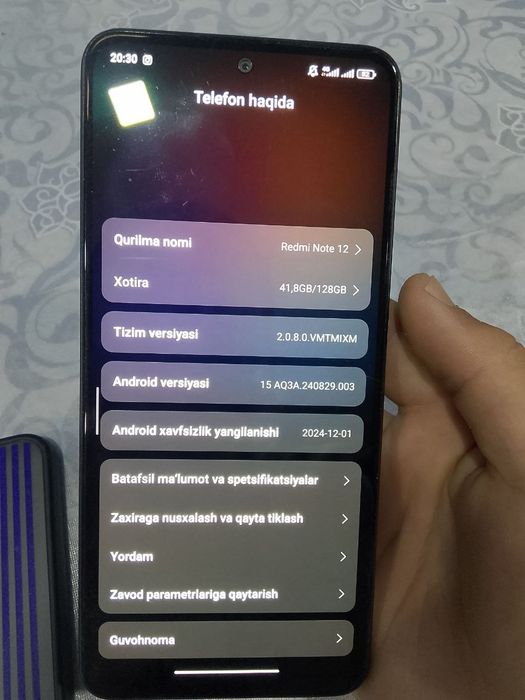 Redmi note 12 sotiladi narxi 900 min yana kelishamz