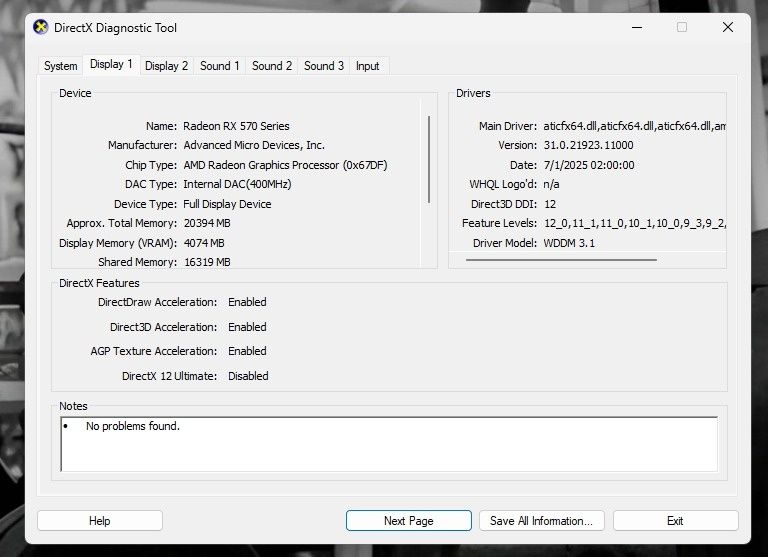 Placa video Radeon rx 570 4gb