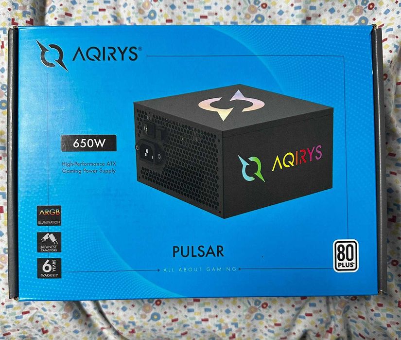 Sursă AQIRYS Pulsar 650W, 80+ Bronze