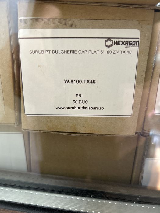 Suruburi pentru lemn 8x100