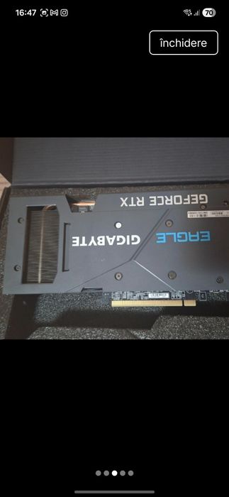 Gigabyte rtx 3060ti 8gb.