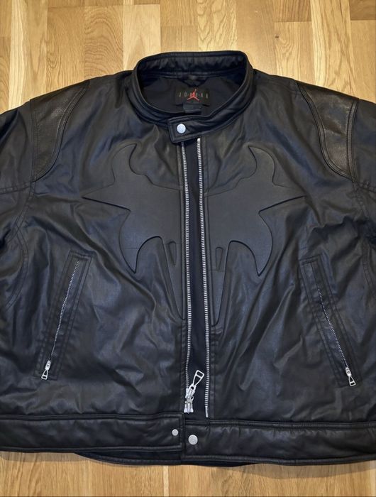 Jordan x Travis Scott Cactus Jack Leather Jacket - Оригинал