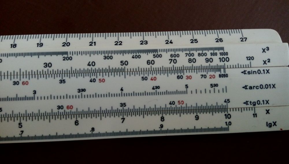 ЛОГАРИТМИЧНА ЛИНИЯ-Сметачна линия  руска 15,5см
