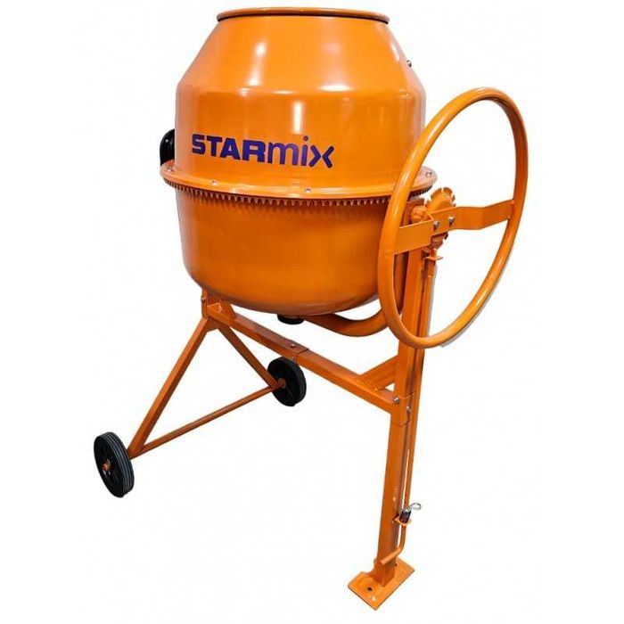 Betoniera Starmix 220lit motor 900W coroana si pinion de fonta