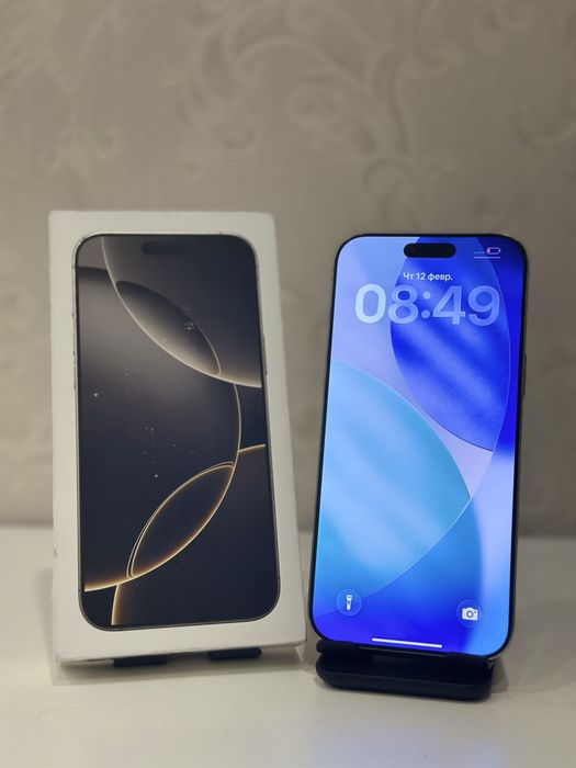 Айфон/Iphone 16 про макс.              256/95%.     Обмен или продам