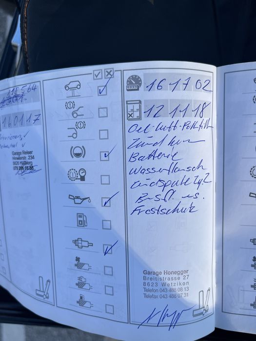 Mini Cooper S *Swiss* сервизна книжка