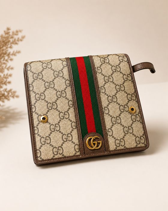 Оригинальный кошелек Gucci Ophidia GG Continental