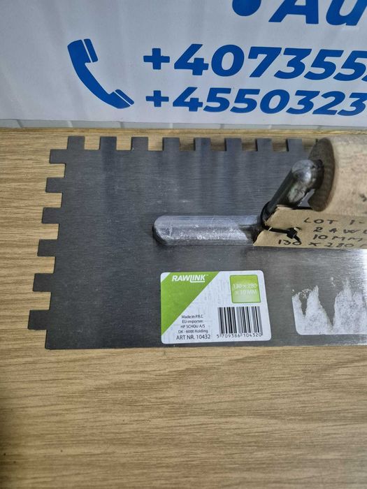 set 4 gletiere metal si spuma - 65 ron set