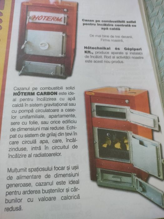 Centrala termica pe lemne