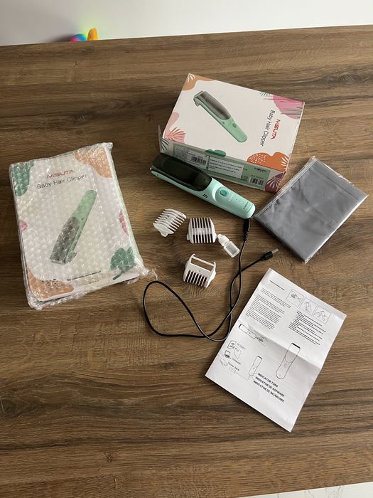 Aparat de tuns bebelusi, silentios, cu 2 trepte de viteza