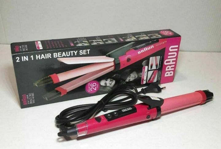 Плойка 2 в 1 плойка+ выпрямитель