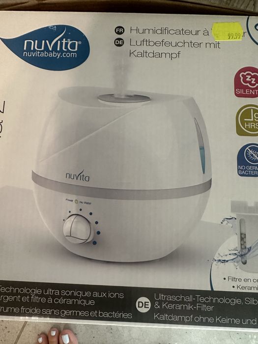 Nuvita Ariasana ултразвуков овляжнител с йонизатор
