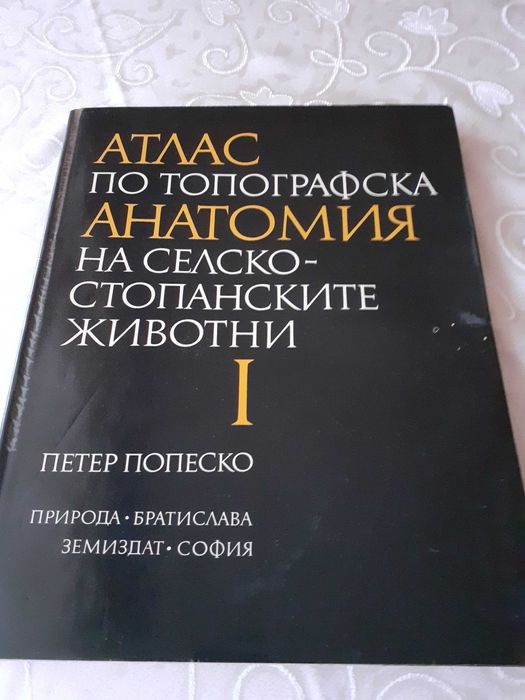 Атласи по топографска анатомия на селскостопанските животни/ 3 тома/