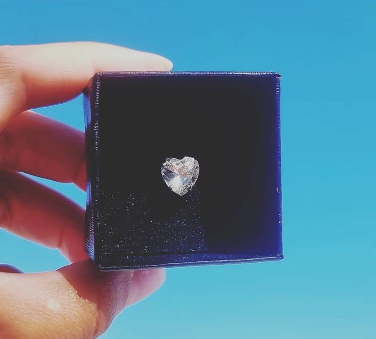 Сърце Цирконий 6 мм