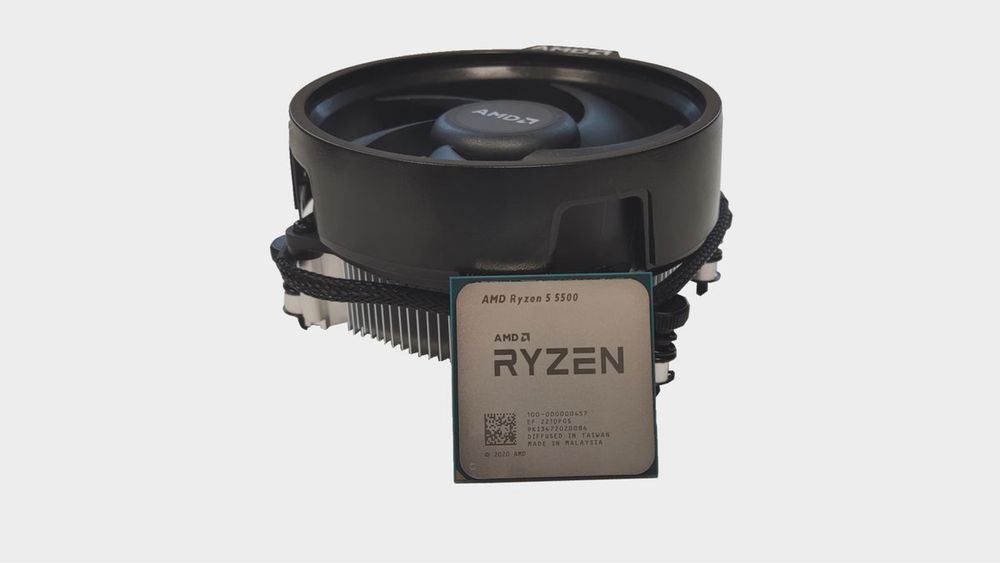 Procesor AMD Ryzen 5 5500 + Cooler Stock Wraith Stealth