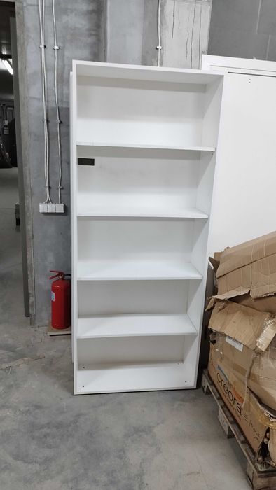 Гардероб - Етажерка 83/200/32см - офис шкаф с рафтове за документи 4бр