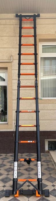 телескопическая стремянка 5 метр. Teleskopik narvon 5 metr