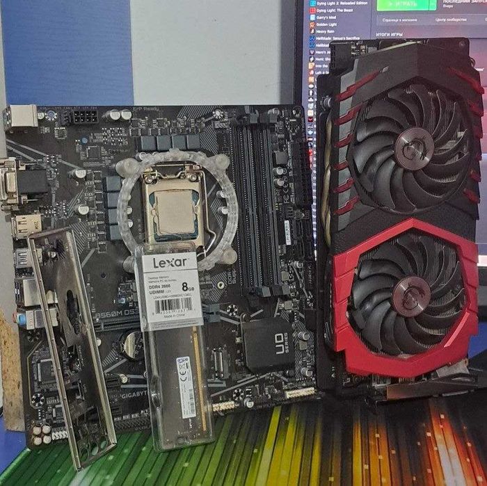 Gigabyte B560M DS3H + 11400 F i5 Идеал +озу 16гб+ Кулер башенный