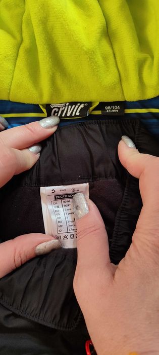 Детски ски екип Яке Crivit 98-104 и Панталон Wedze размер 90-98
